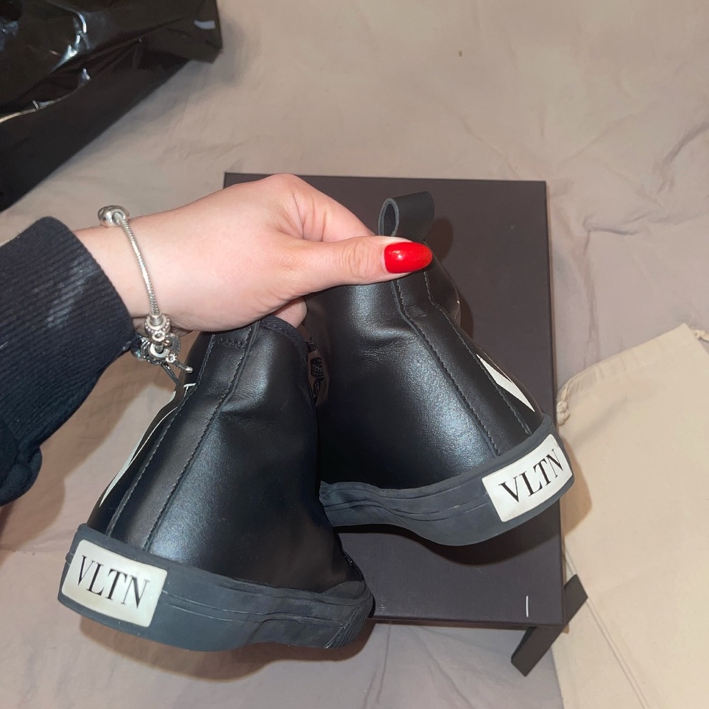 Valentino Leather High Tops